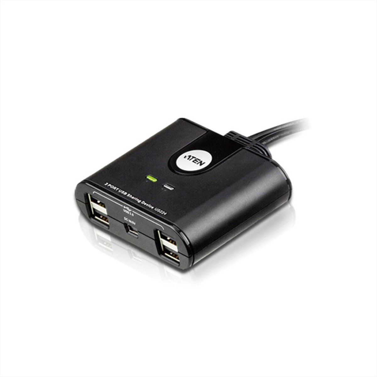 ATEN 2-poorts USB 2.0-switch voor randapparatuur