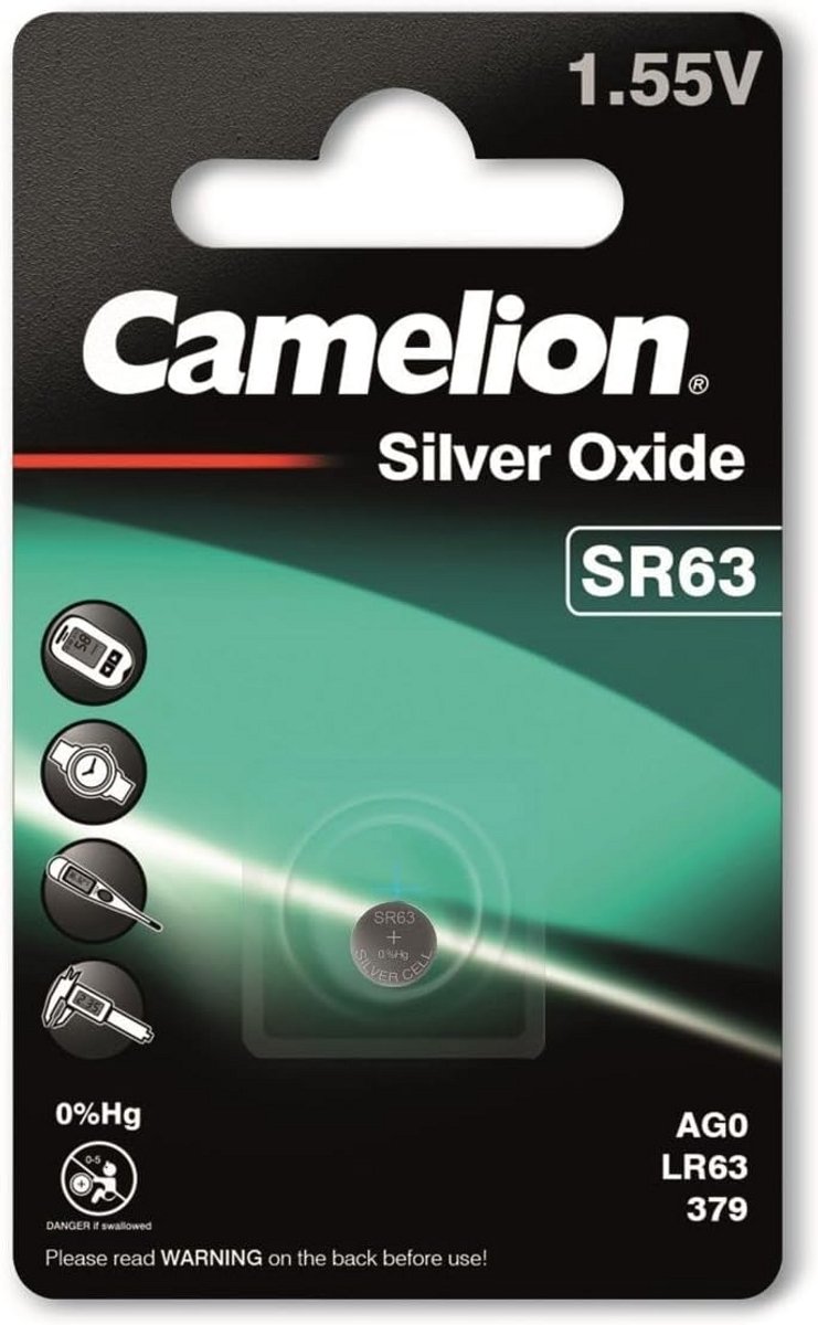 Knoopcelbatterij - Zilveroxide Cel - Apparaten Voeden - Stabiele Energie - 155 Volt - Zilver