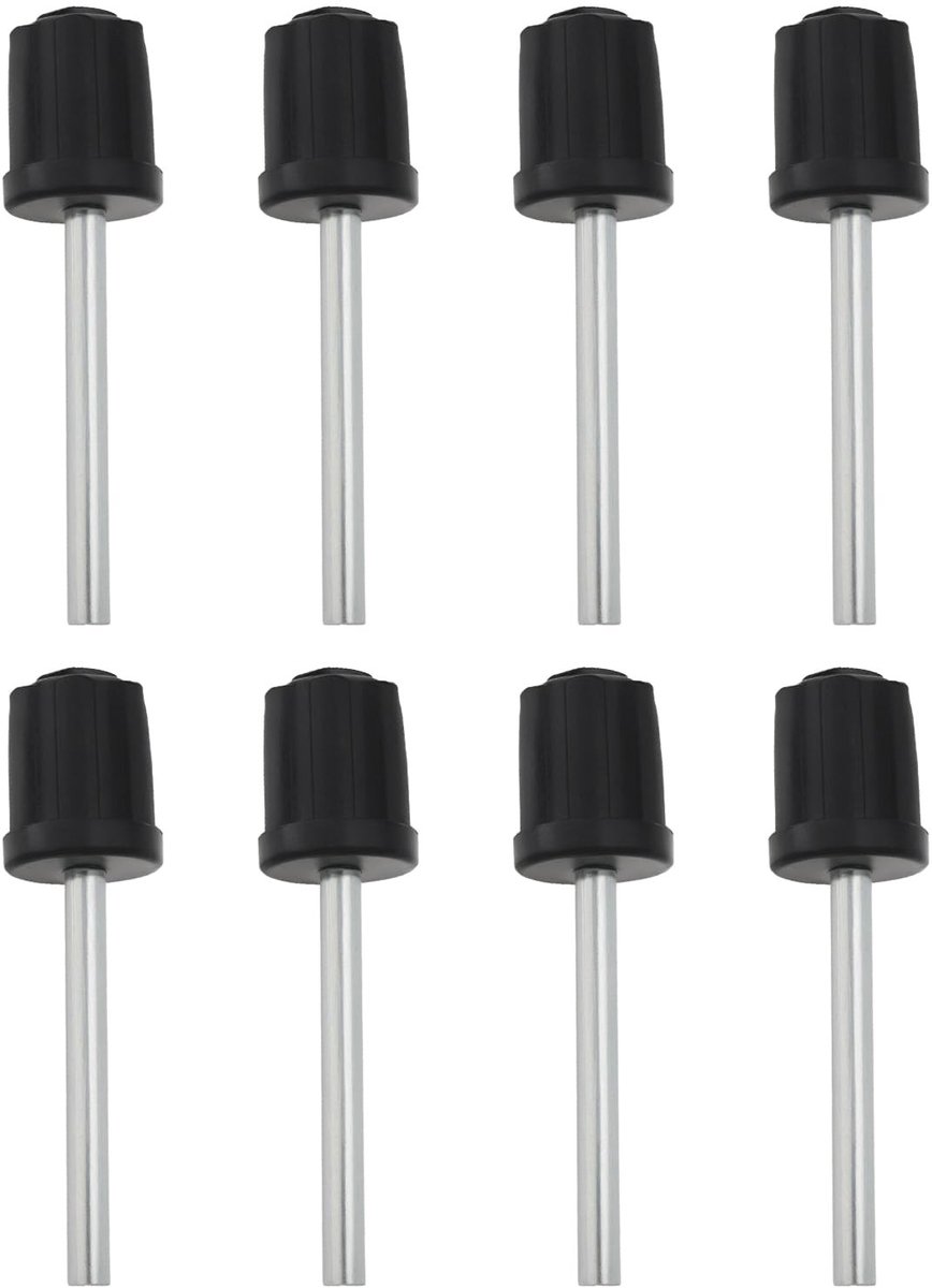 Dailygoods- Ondersteuningspaal 19mm - 8 Stuks - Luifelstok - Tentstokken - PP-kunststof/IJzer - 5x50mm Afmetingen - Tentstok