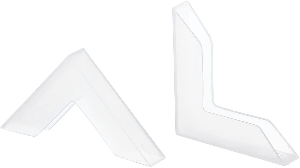 Dailygoods- Hoekbeschermer L-vormig 45x6mm - Pack van 36 - Bescherming voor keramiek/glas - Ondersteuning bij transport/opslag - Voorkomt vervorming/breuk - Hoekbescherming