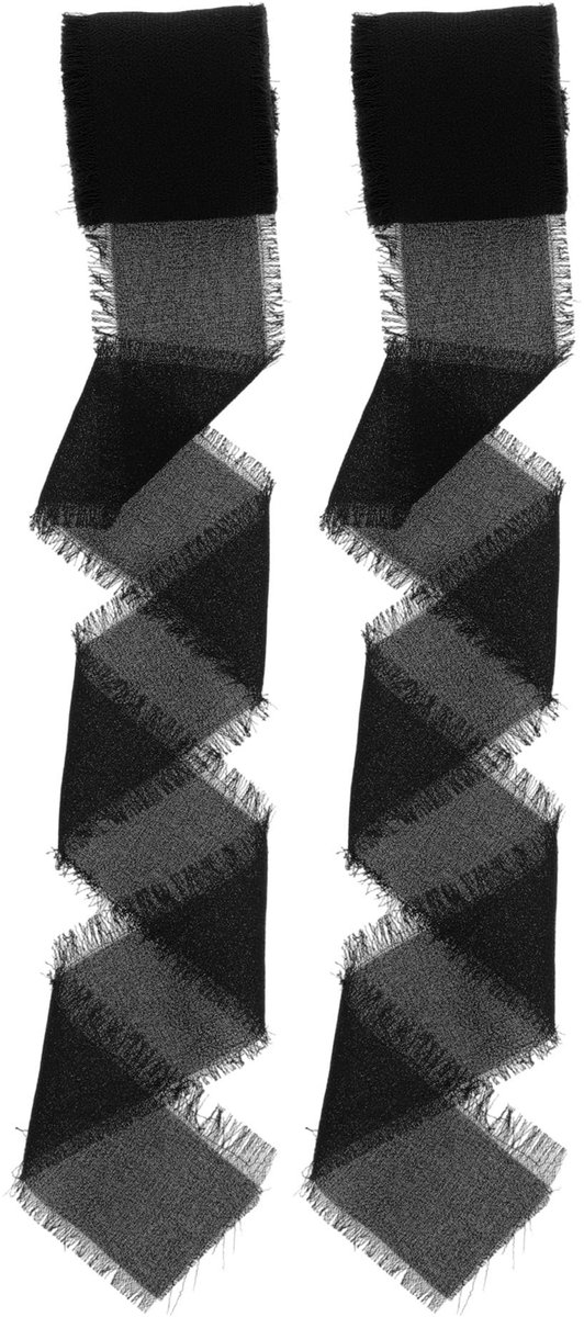 Dailygoods- Cadeaulint 4 cm breed - Decoratief Lint - Geschenken - Knutselen - 2 Rollen - Duurzaam Polyester - 10 m Lengte - Decoratielint