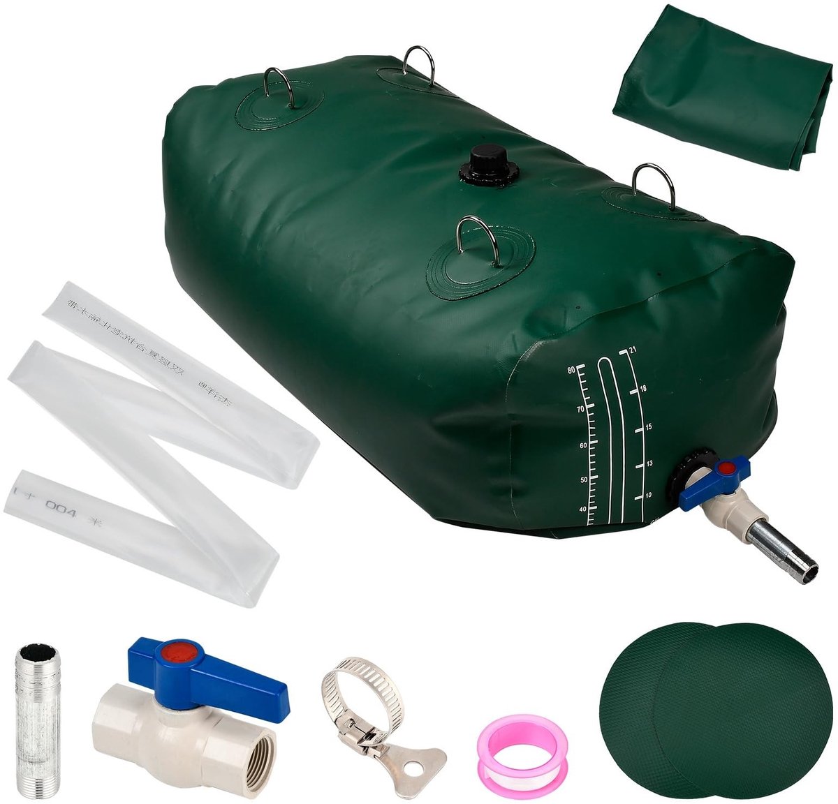 Dailygoods - Opvouwbare Waterzak met Kraan - Waterreservoir voor Camping en Tuin