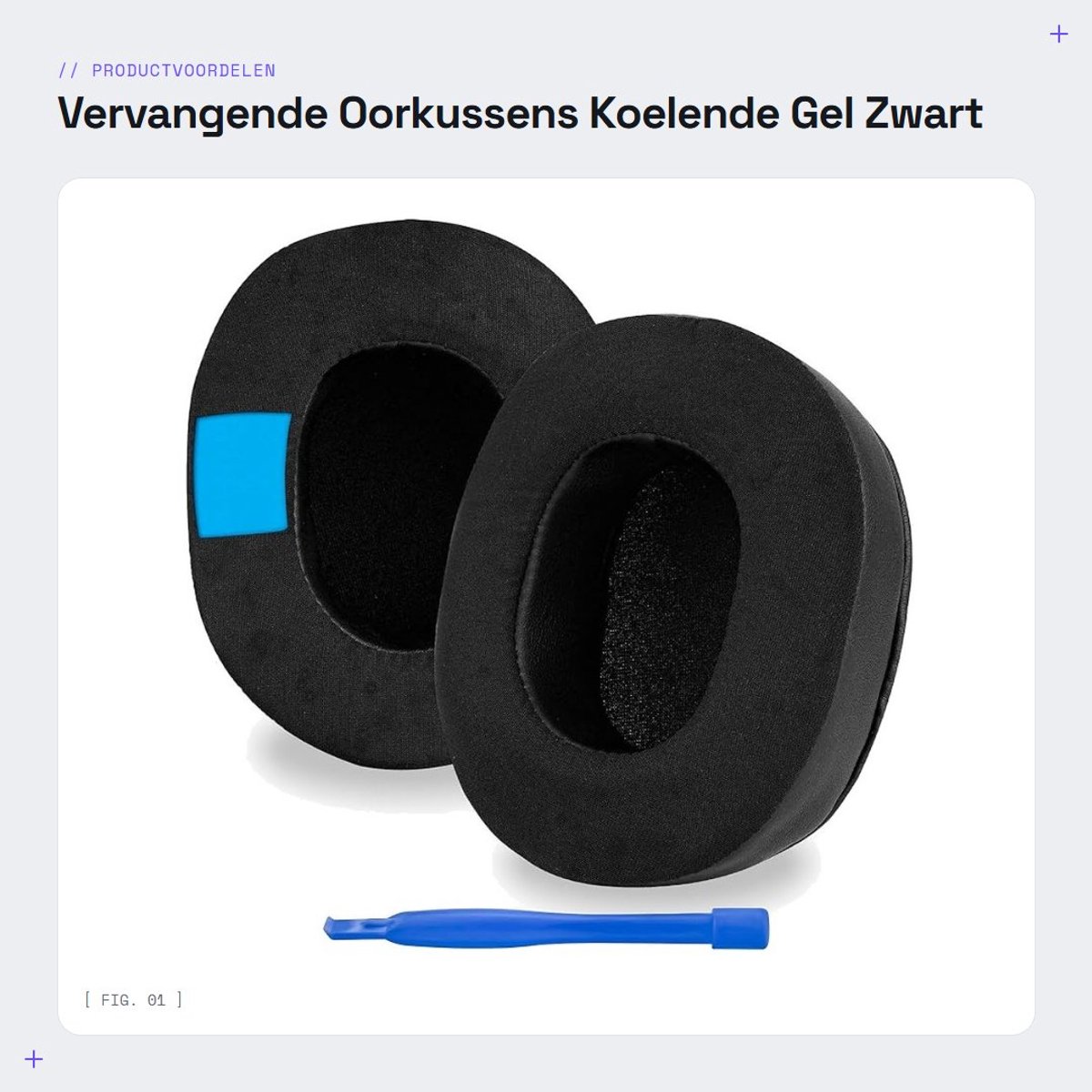 Dailygoods - Vervangende Oorkussens - Koelende Gel - Zwart - Comfortabel - Geschikt voor SteelSeries Arctis 1/3/5/7/9X/PRO