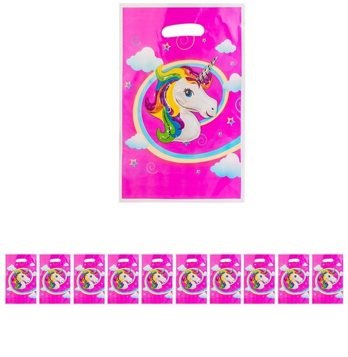 Dailygoods- Geschenkzakjes 30 Stuks - Herbruikbaar - Snoepzakjes - Cadeautasjes - Papieren Zakjes - Multifunctioneel - Afmetingen 25 x 16,5 cm - Cadeauzakjes