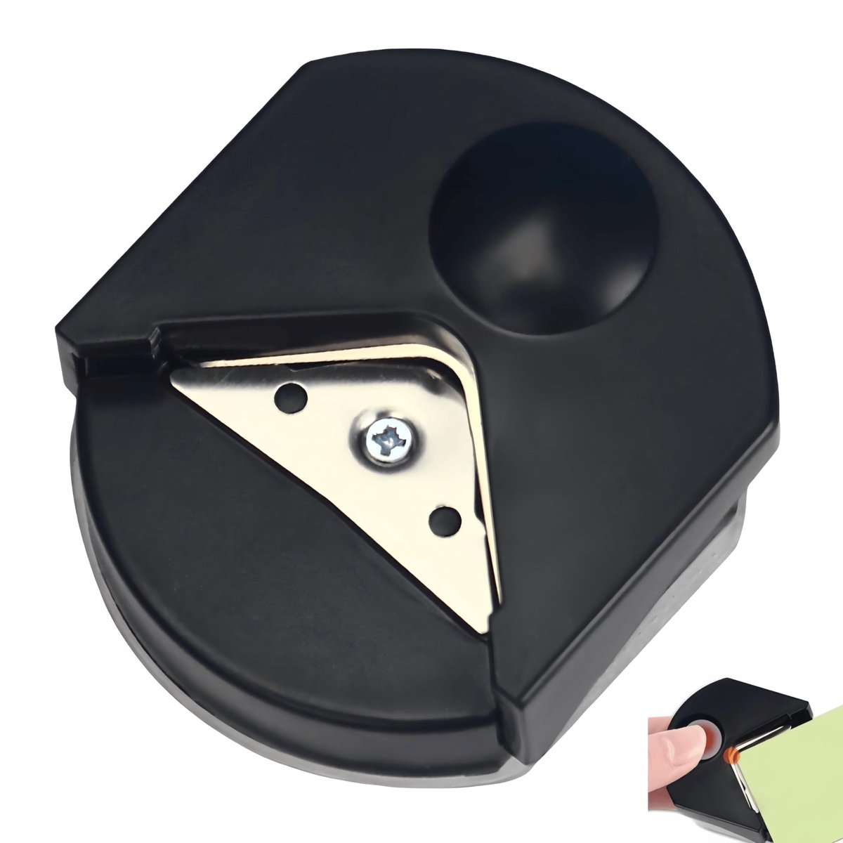 Dailygoods- Hoekpons 4 mm radius - Hoekpons Papier - Compact Gereedschap - Draagbaar Ontwerp - Voor Scrapbooking - Voor Professionele Afwerking - Snijgereedschap
