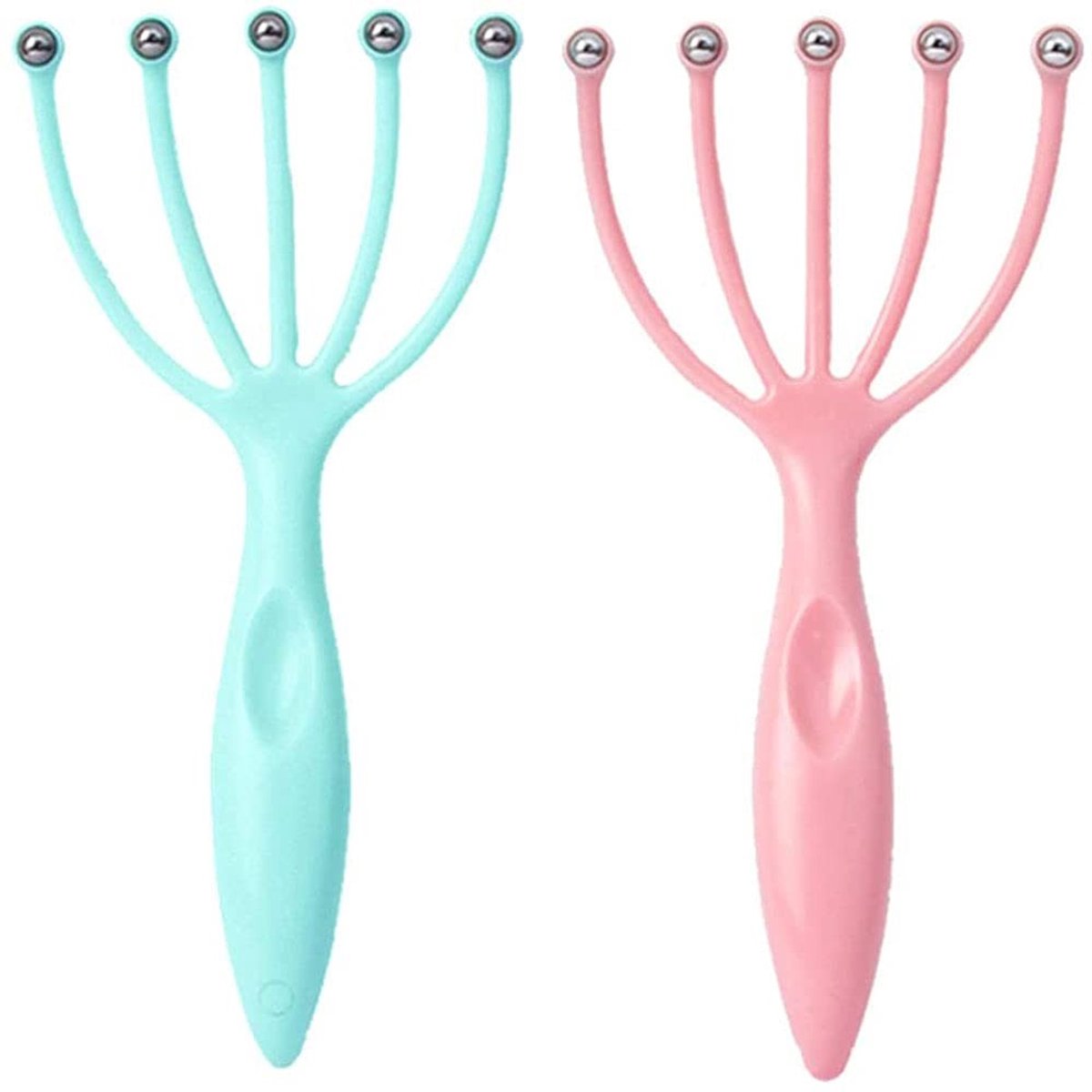 Dailygoods- Scalp Massager Wetenschappelijk Ontwerp - Hoofdmassage - Draagbaar - Stress Vermindering - Ergonomische Handgreep - Diepe Ontspanning - Hoofdmassager