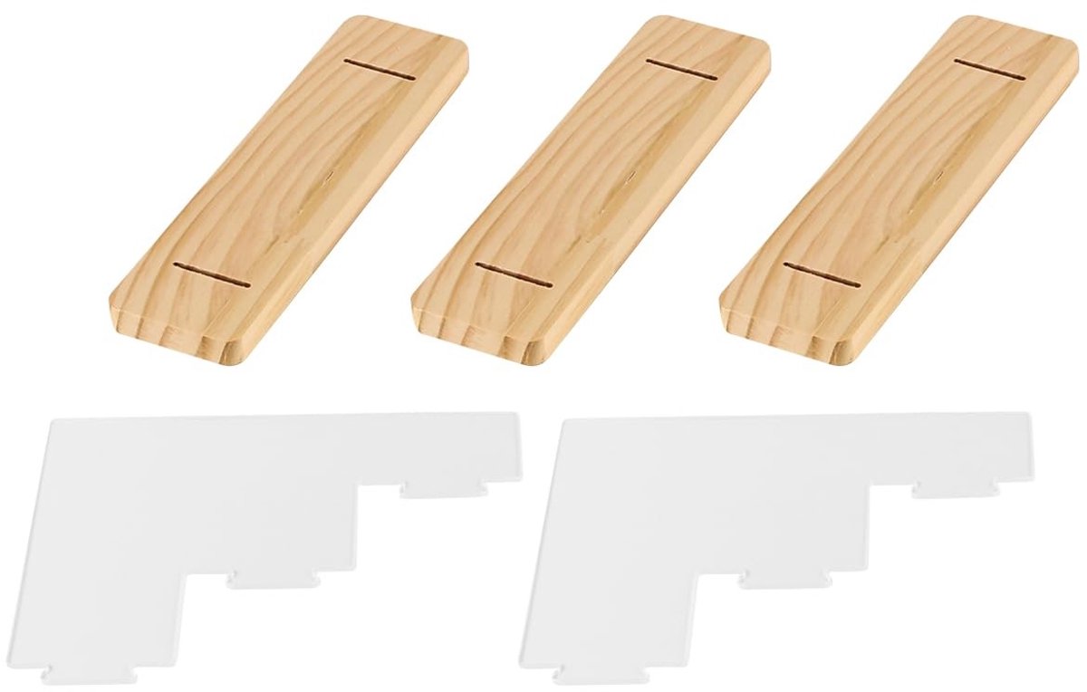 Dailygoods- Acryl Display 3-laags - Display Standaard - Show Stand - Risers - Plank - Eenvoudig te monteren - Displaystand
