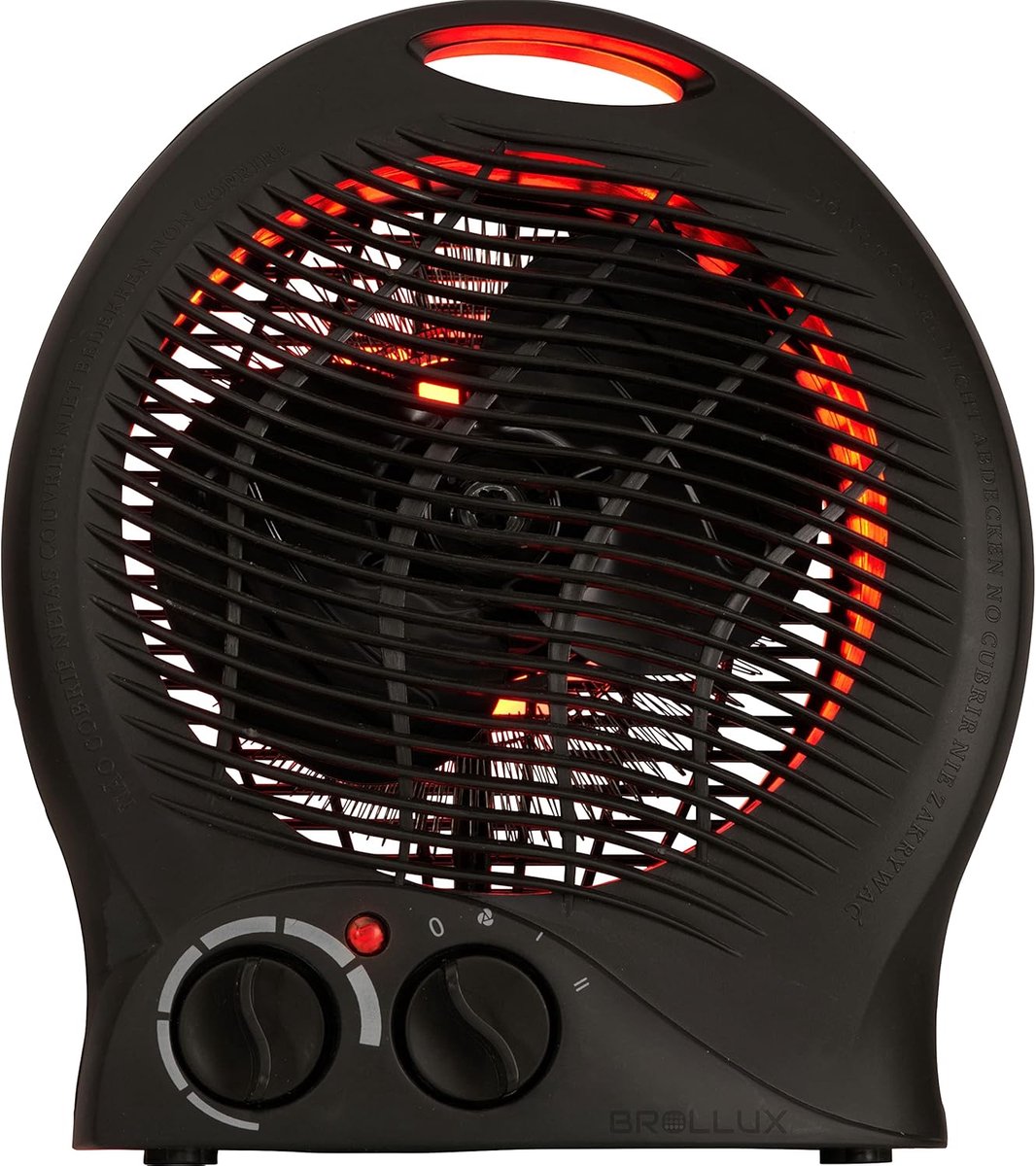 Ventilator Kachel - Mobiele Heater - Ruimte Verwarmen - Met Thermostaat - 2000W - Zwart