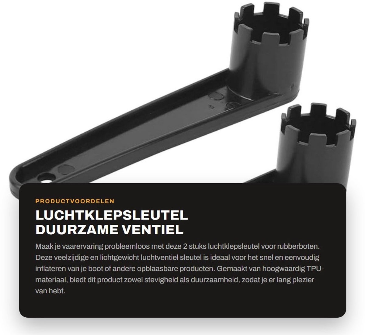Dailygoods- Luchtventiel Sleutel - 2 Stuks - TPU Materiaal - Lichtgewicht - Geschikt voor Diverse Spaken - Eenvoudige Installatie - Ventielsleutel