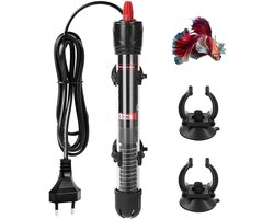 Aquarium Verwarmer - Thermostaat Heater - Water Temperatuur - Instelbaar Vermogen - 50 Watt - Zwart