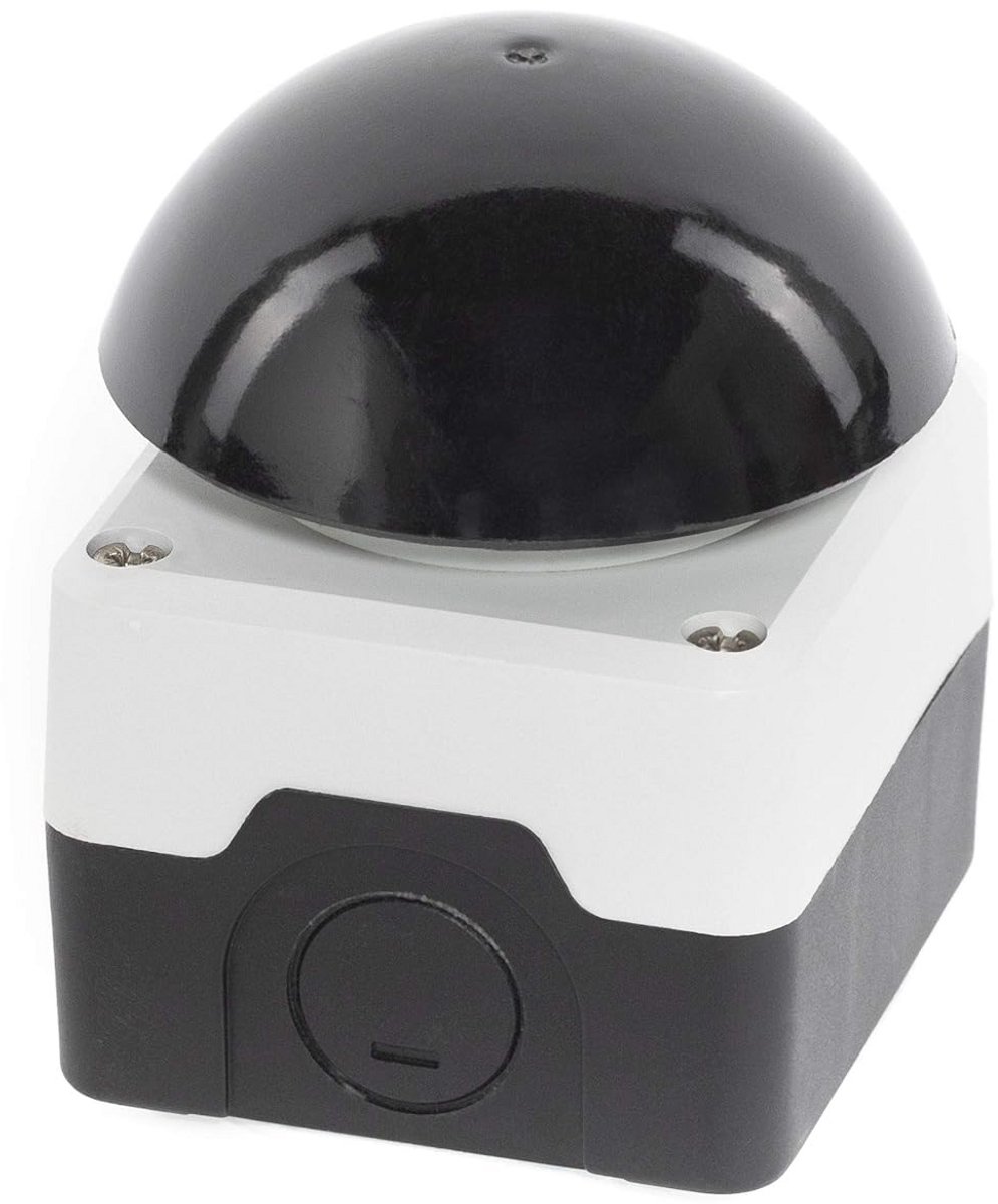 Noodstop Knop - Drukknop Schakelaar - Machine Bediening - IP65 Waterdicht - 72 mm Diameter - Zwart