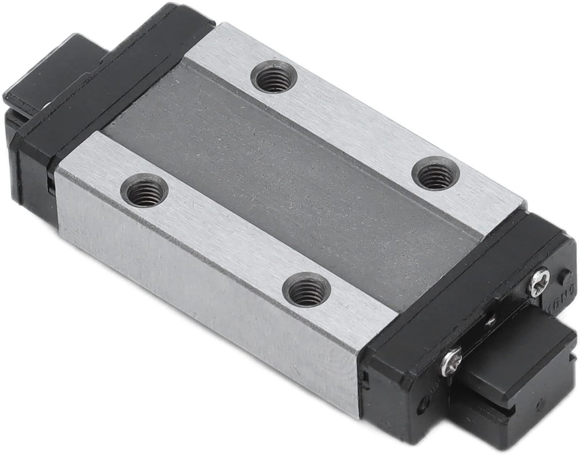Dailygoods- Lineaire Railgeleiding Mini - Robuust/Duurzaam Lagerstaal - Hoge Nauwkeurigheid - Stabiele Prestaties - Lichtgewicht - Geschikt voor Automatiseringsapparaten - Geleiderail