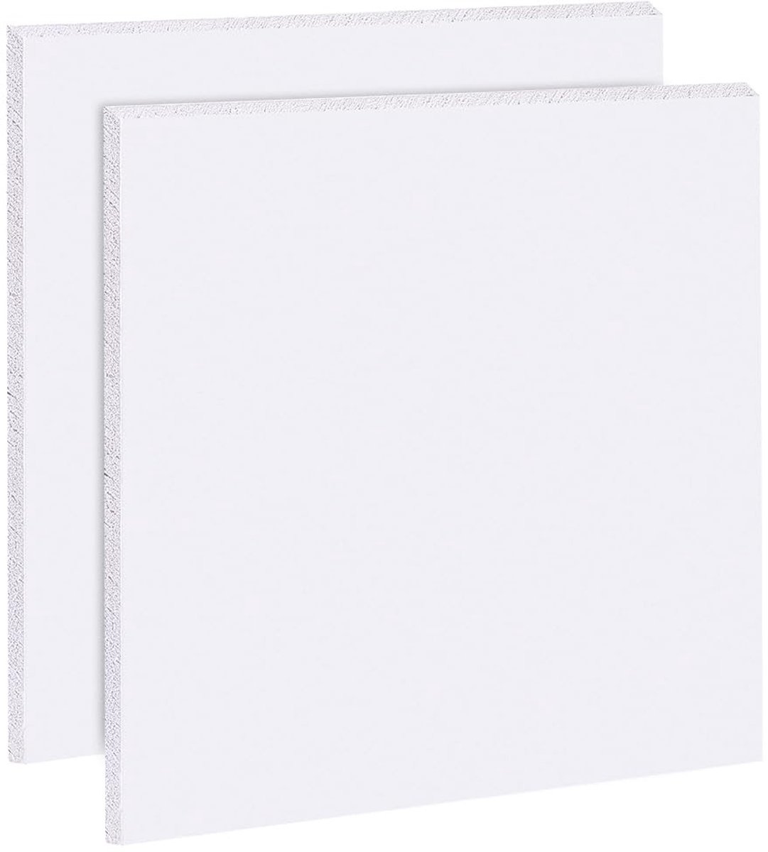 Dailygoods- Foam Board 5 mm Dik - 2 Stuks - 30x30 cm - PVC Platen - Voor Ambachten/Modelleren - Schoolprojecten - Kunststof Platen