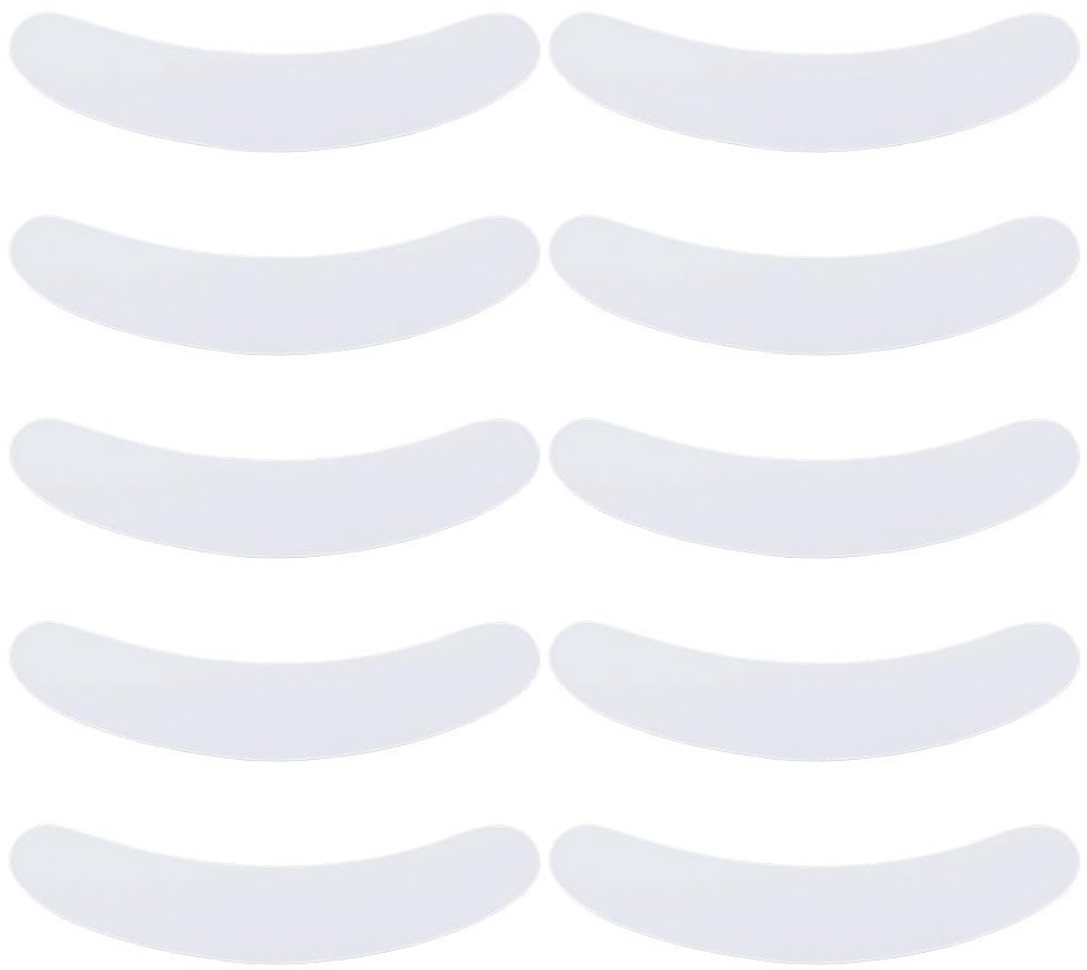 Dailygoods- Kraagstiften 10 Stuks - Vervanging voor Priesterhemd - Kunststof Kraagpennen - Wit - 16,3 x 4,3 cm - Duurzaam en Flexibel