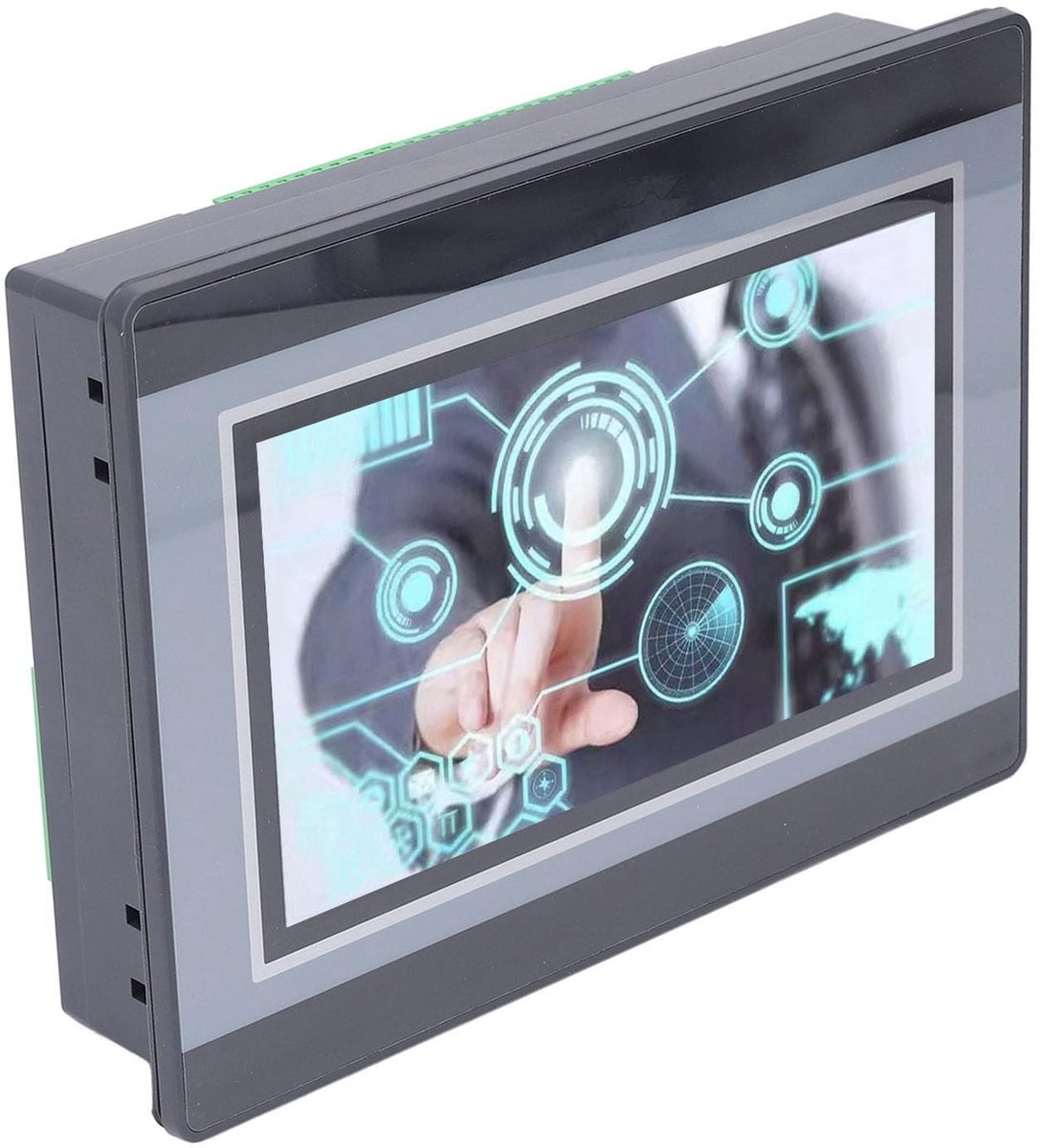 Dailygoods- Bedieningspaneel 7 Inch Scherm - HMI/PLC Controller - Hoge Snelheid Tellen - 12 Ingangen/8 Uitgangen - Eenvoudige Installatie - 32-bit Processor - Industriële Touchscreen