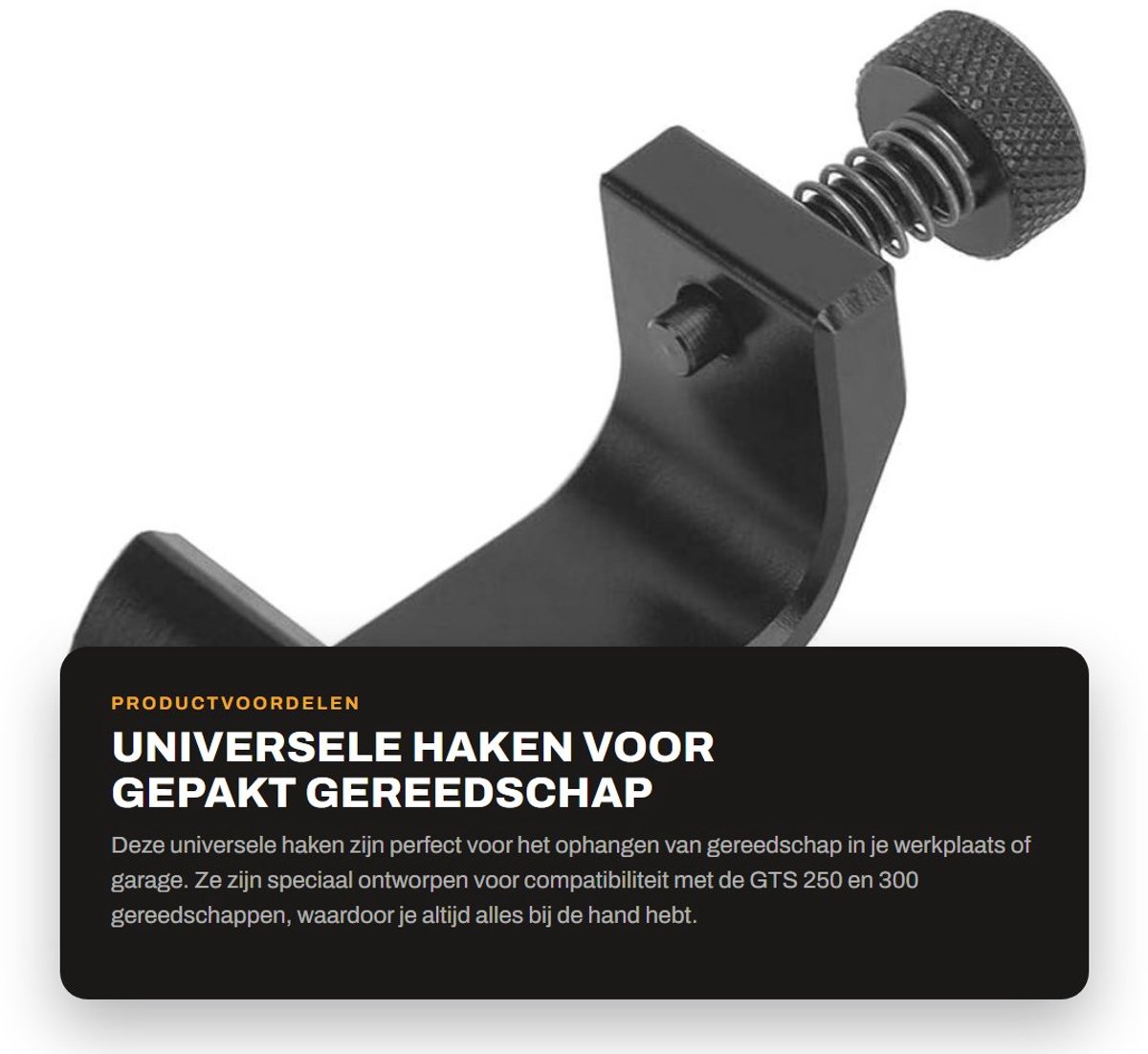 Dailygoods - Universele Haken voor Gepakt Gereedschap GTS 250 300