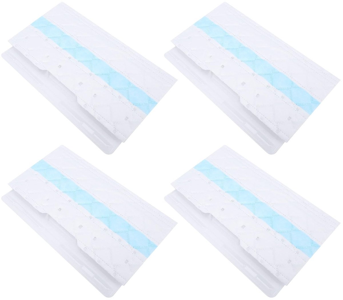 Dailygoods - 20 Stuks Vervangende Vacuüm Dweilpads voor Harde Vloeren