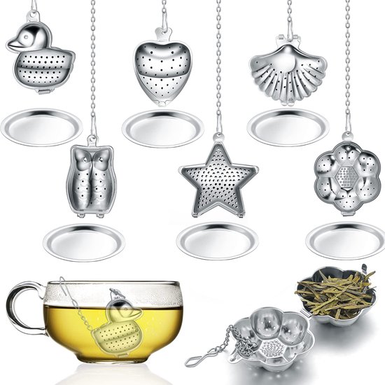 TeaLux Set van 7 Stuks RVS