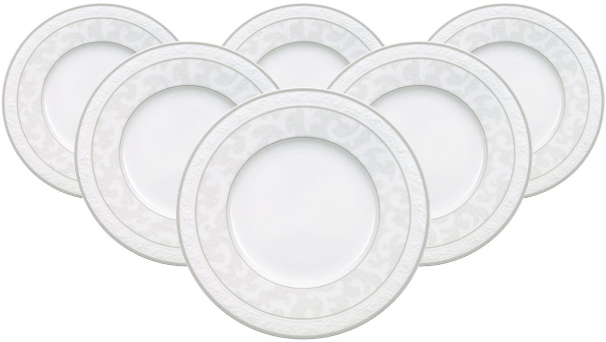Brotteller Gray Pearl ø 18 cm Set van 6