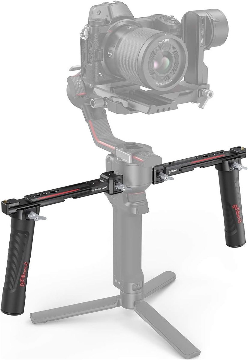 Dubbele Handgreep voor DJI Stabilizers - Geschikt voor RS 4, RS 3, RSC 2 - Verbeter Stabiliteit en Grip