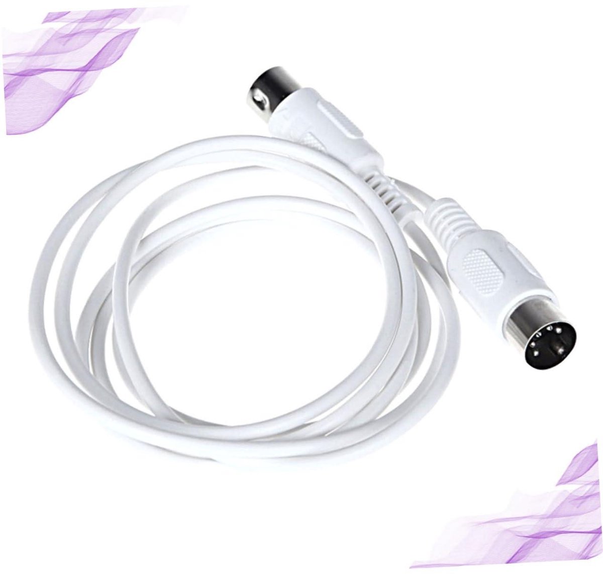 Midi Kabel - Verlengkabel Keyboard - Muziek Maken - 5-Pins Din Connector - 3 meter - Wit