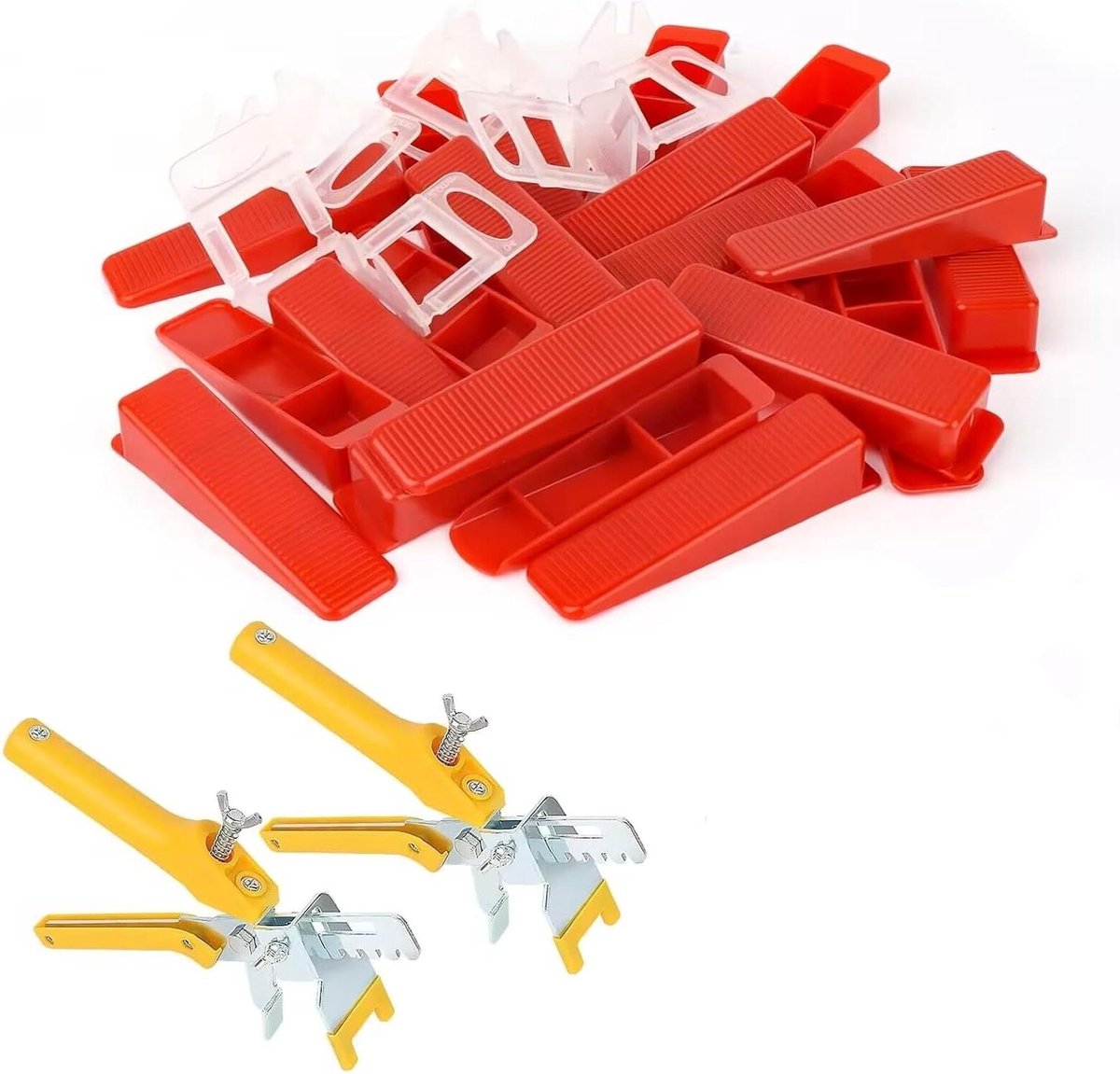 Tegelnivelleringssysteem - Tegelgereedschap Set - Tegels Leggen - 602 Delig - 2 mm - Niet gespecificeerd