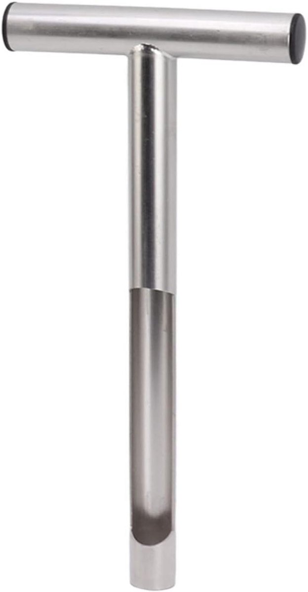 Bodemsonde Bodembemonstering - Bodemtester Grondtester - Plantenverzorging Tuin - Glanzende Afwerking - 30 cm - Zilver