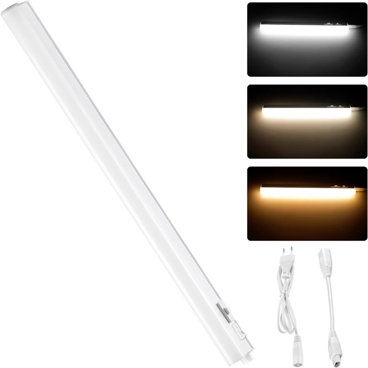 HEZIVO® Onderbouwverlichting met Stopcontact - Keukenverlichting Onderbouw - Kastverlichting - Dimbaar - 13 W - 90 cm