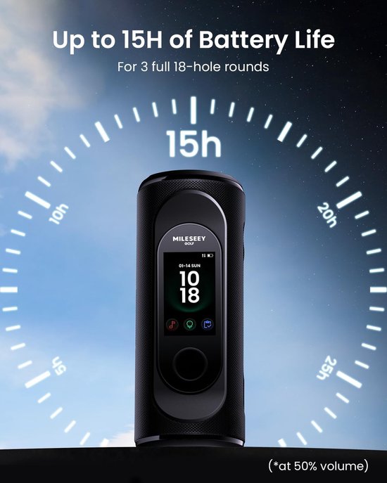 Mileseey GeneSonic Pro - 2-in-1 Bluetooth Speaker + Detachable GPS Handheld van Mileseey — afbeelding 3