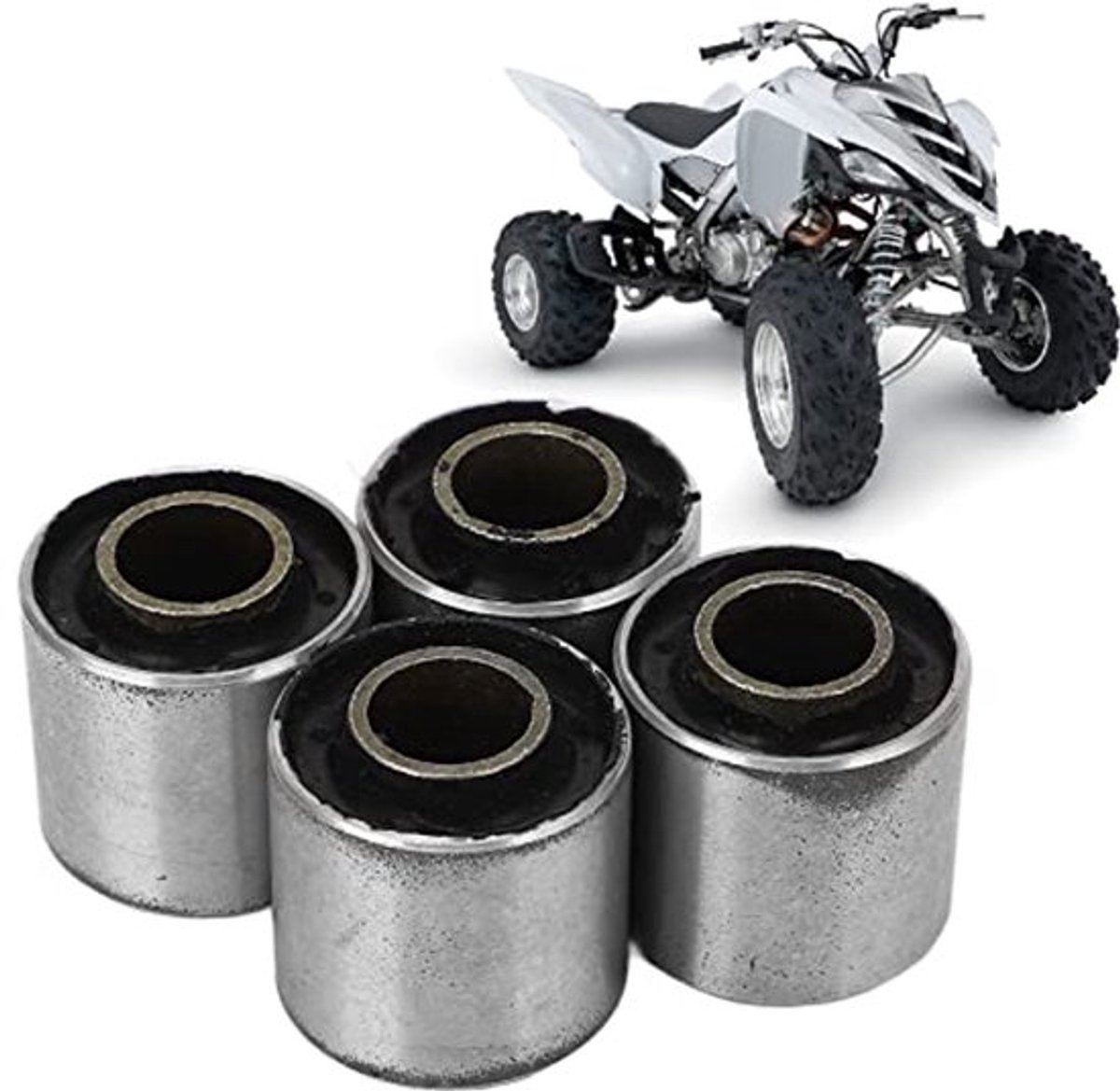 4-delige Metalen Schommelarm Bushing Set voor Quad ATV Motorfiets - 12mm Binnenmaat