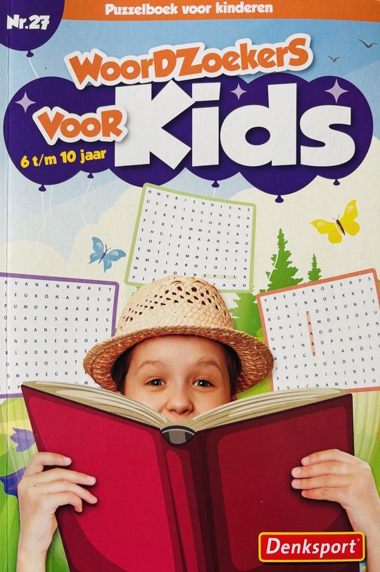 Denksport - Nr.13 Woordzoekers | Kinderen 6-10 jaar