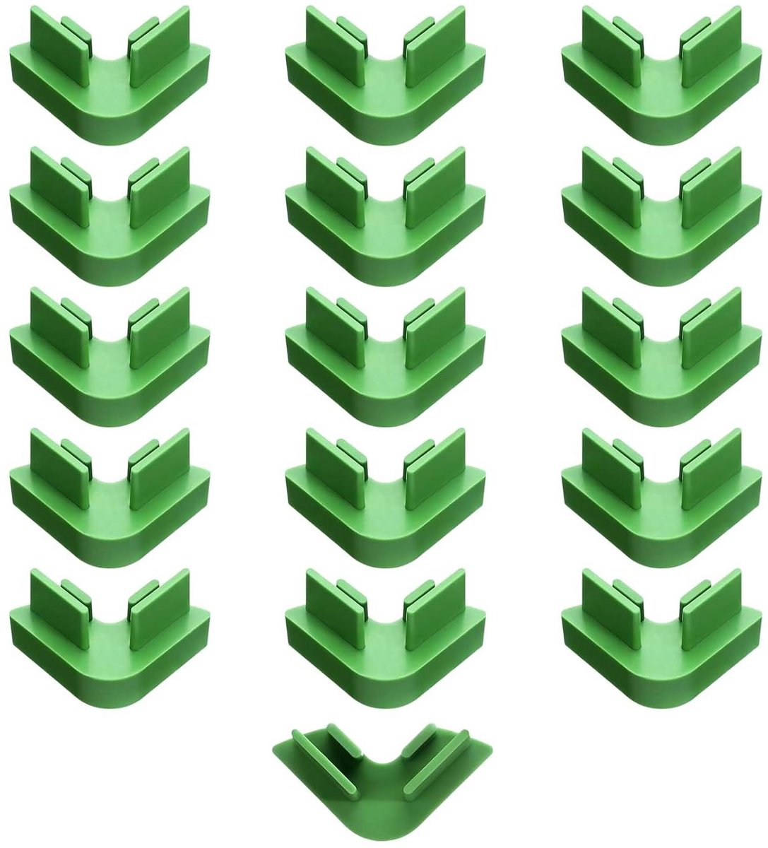 Tray Stacker - Tiered Holder - Keuken Organiseren - In Hoogte Verstelbaar - 16 Stuks - Groen