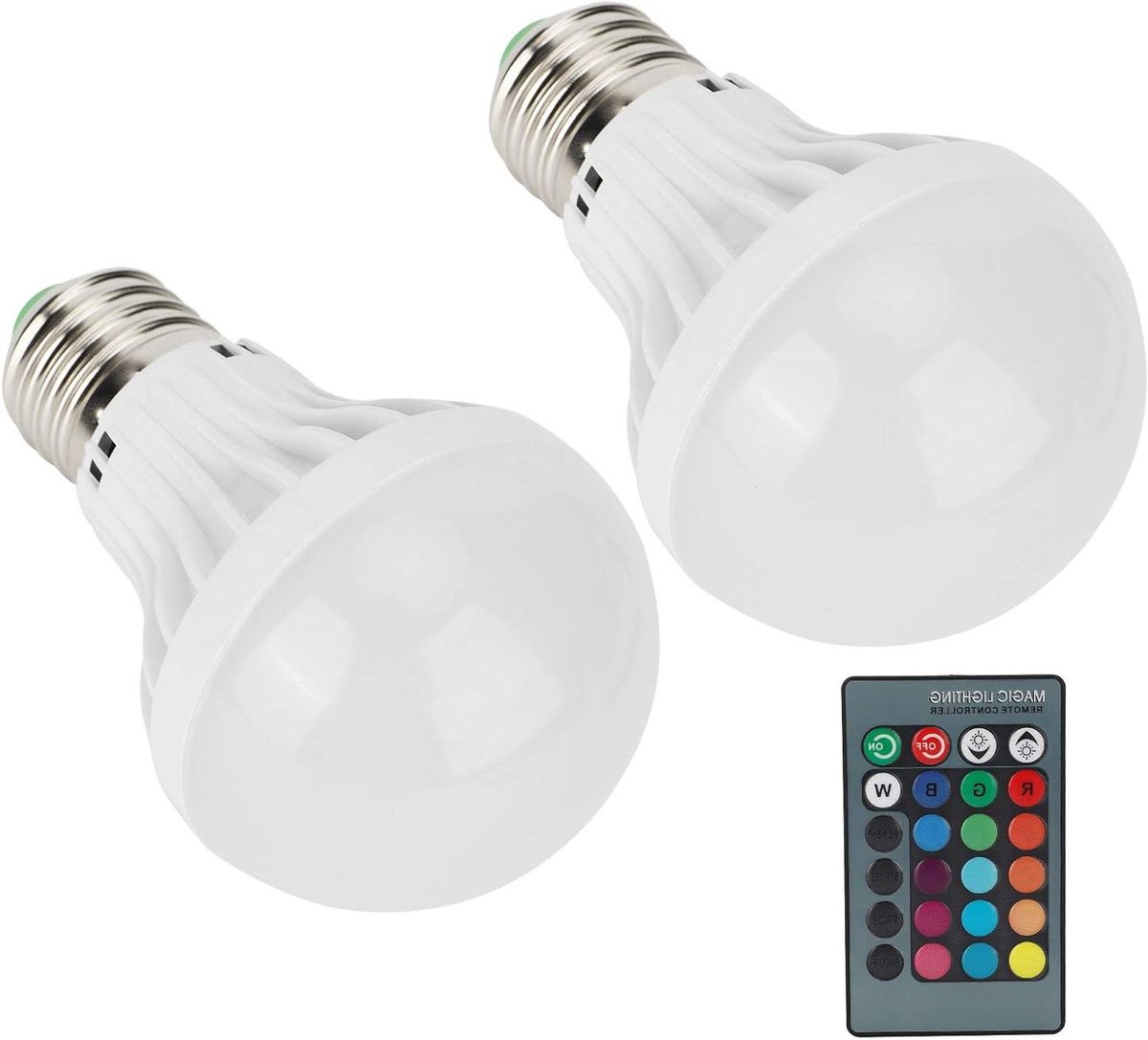 RGB Lamp - Kleur lamp - Sfeerverlichting creëren - 16 Kleurmodi - E27 Fitting - Meerdere kleuren