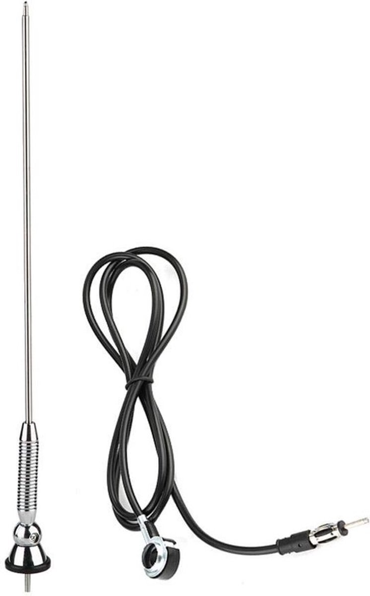 Autoantenne, 18,5" Universele autodakradio AM/FM-antenne 180° draaibaar