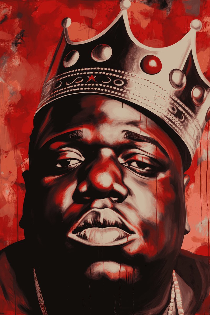 Biggie Smalls - The Notorious B.I.G. - Muziek - Portret - posters - formaat 30x40cm - XS22