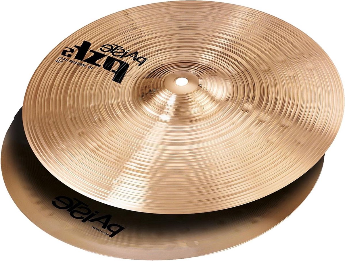 HiHat Bekkens - Cimbaal Set - Muziek Maken - Brons Legering - 14 inch - Metaal