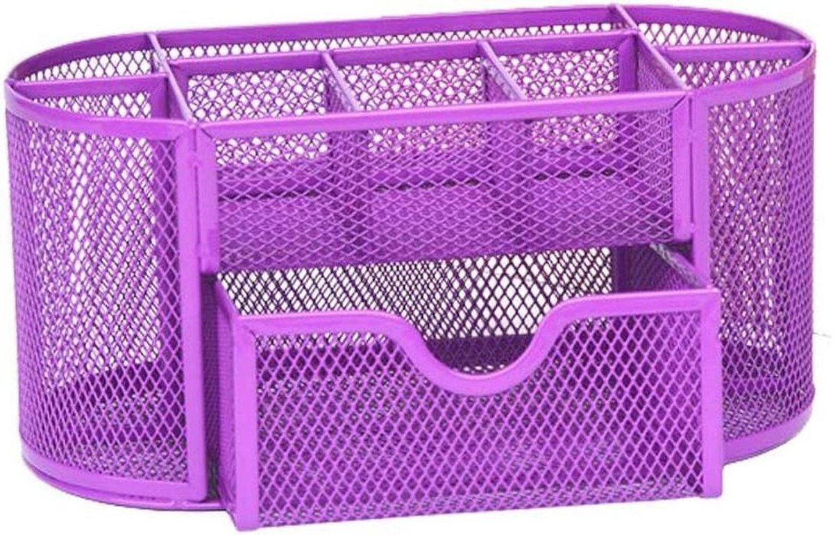 Bureau Organizer - Kantoor Caddy - Bureau Opruimen - Met Lade - Niet Gespecificeerd - Paars