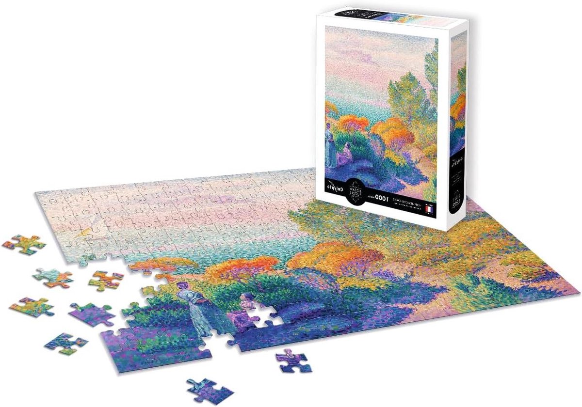 Legpuzzel 1000 stukjes - Kunstpuzzel Volwassenen - Ontspanning Thuis - Soft-touch fluweeloppervlak - 685 x 49 cm - Kunstscène