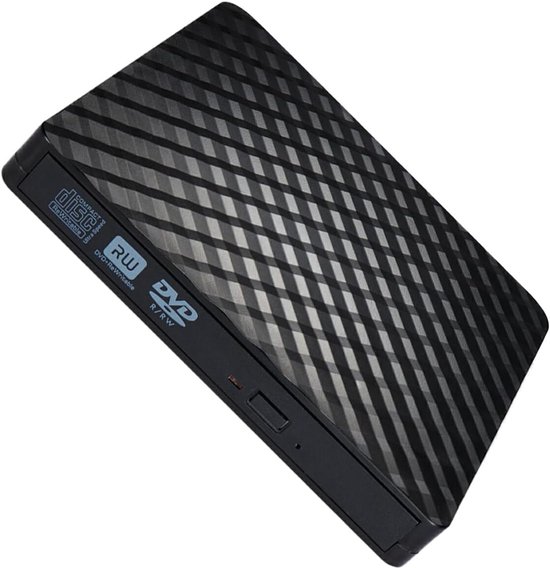 Externe CD-speler - Draagbare DVD - Video afspelen - Universele USB-aansluiting - 400 Gram - Zwart — afbeelding 2