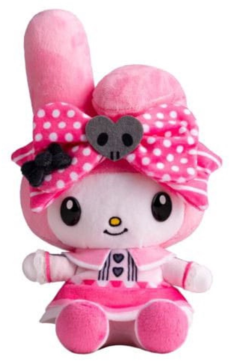 Sanrio Plush Figure My Melody Pink Black Party Anniversary Edition M 17 cm