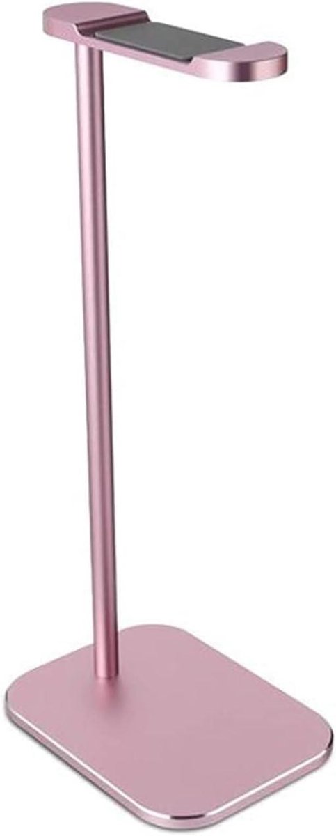 Hoofdtelefoonhouder - Headsetstandaard Oortelefoonhouder - Bureau Organisatie - U-vormig Ontwerp - 105 x 250 mm - Roze