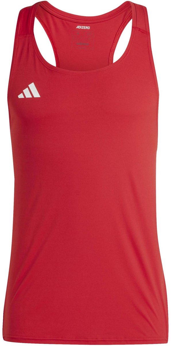Adidas Sport Tanktop Adizero E Snglt Sportswear Volwassen Rood