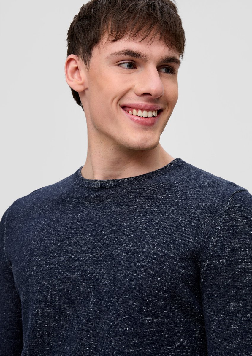 Qs Men-Pull--58W0 BLUE-Maat S — cadeau in Cadeau-ideeën - foto 4