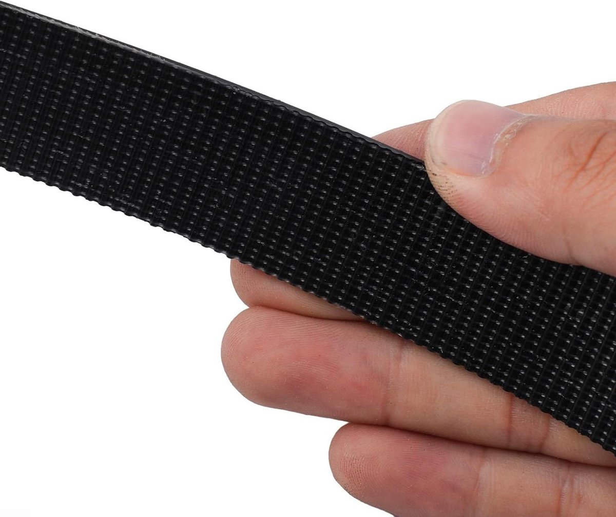 Zaagmachine Riemen - Aandrijfriemen Rubber - Zaagwerkzaamheden Uitvoeren - Speciaal voor Type 255 - 490 mm Lengte - Zwart