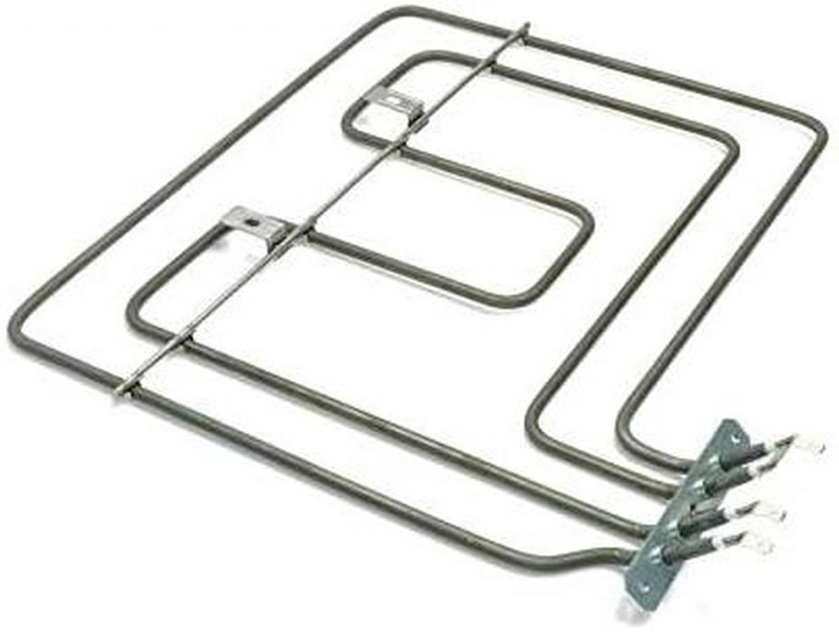 Grillelement Oven Ovenonderdeel Vervanging Bakken en Roosteren Gelijkmatige Warmte 25 x 25 x 3 cm Metaal