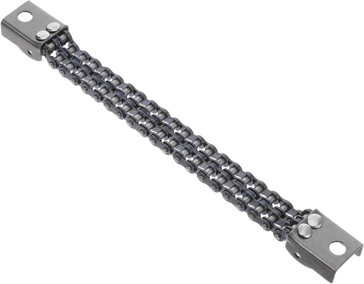 Drum Pedaalketting - Drumaccessoire Pedaalketting - Drummen - Roestvrijstalen Constructie - 17.8 cm - Zwart