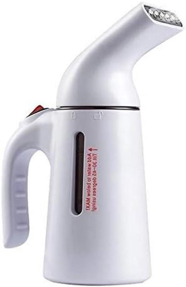 Verticale Stoomstrijkijzer - Kleding Stomer - Kreukels Verwijderen - Snel Opwarmen - 150 ml - Wit