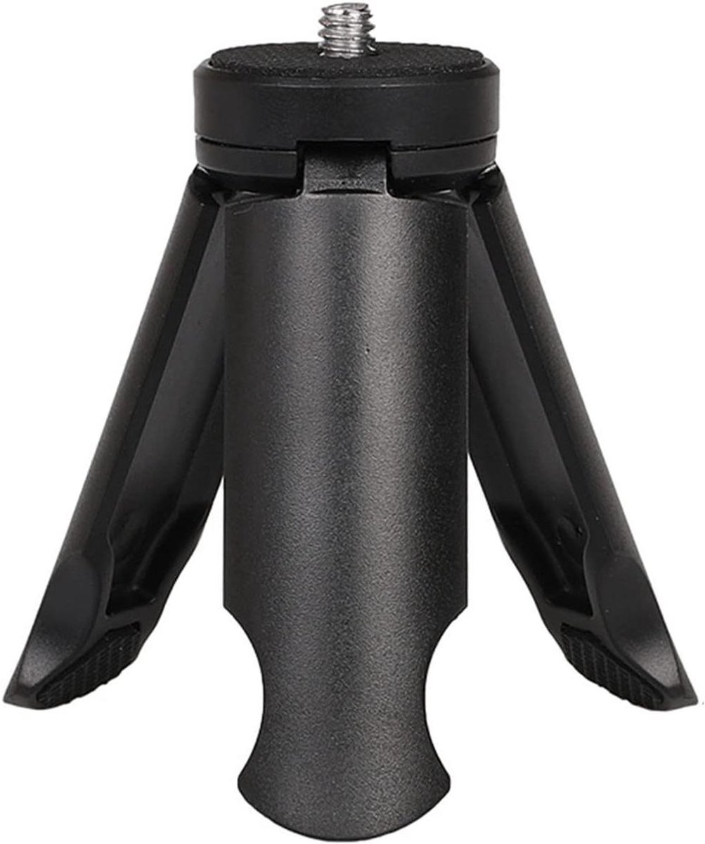 Tafelblad Statief - Mini Statief - Live Streaming - 1/4 Inch Schroef - 6.5 cm Hoogte - Zwart