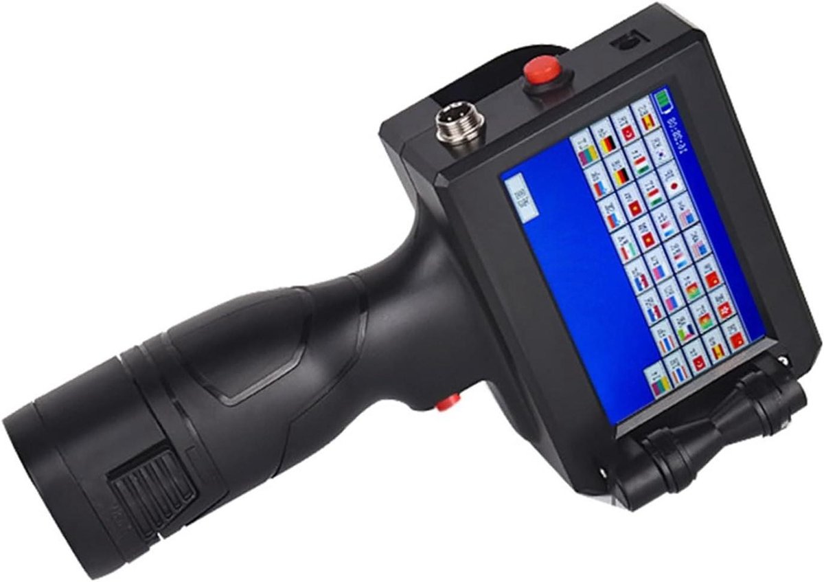 Draagbare Inkjetprinter - Handheld Coder - Producten Coderen - Meertalig Systeem - 10 g - Zwart