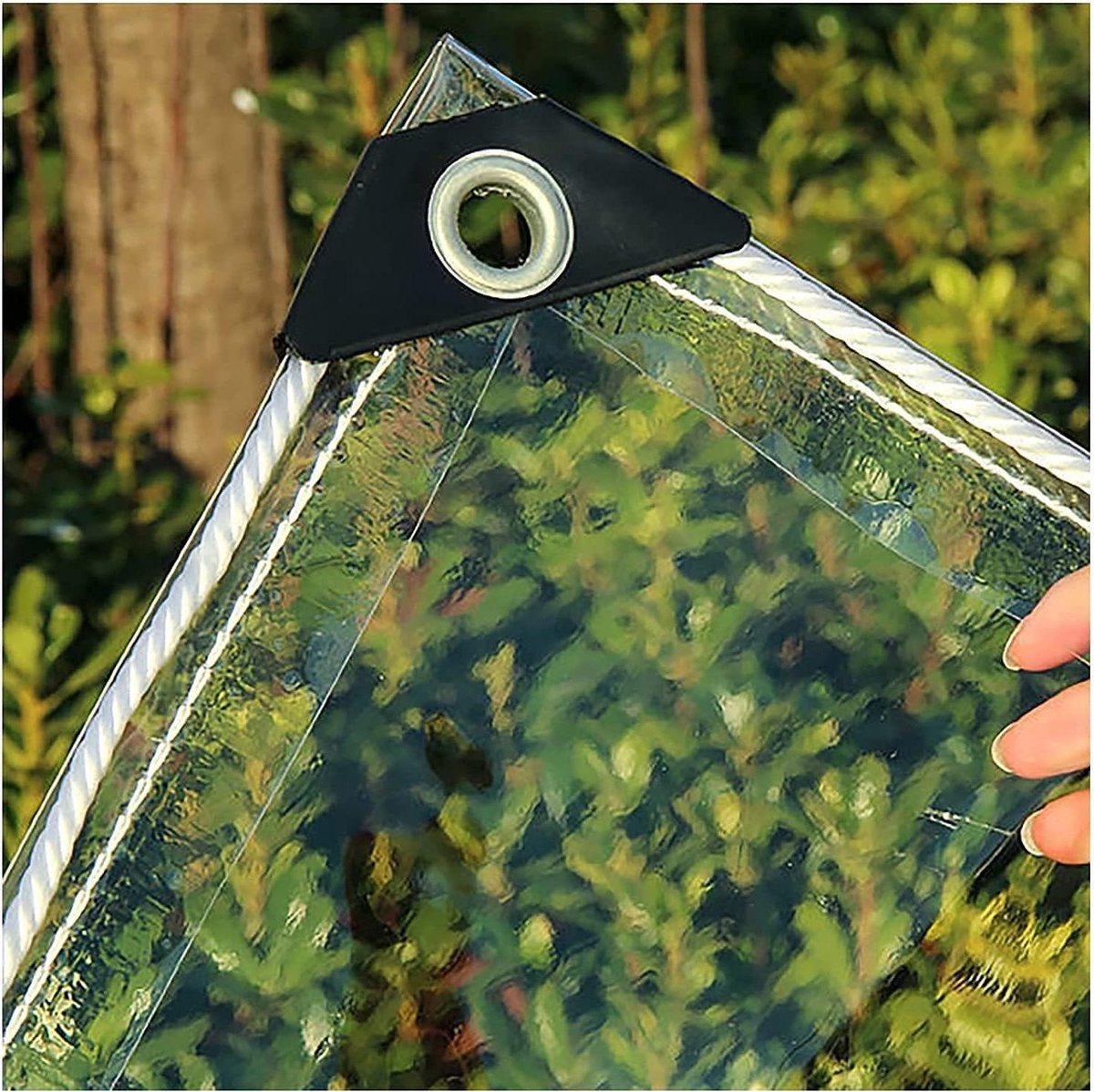 Transparant Waterdicht Zeil - Plastic Dekzeil Tentzeil - Buiten Beschermen - Hoge Transparantie - 260x670 cm - Transparant